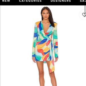 NWT Weworewhat cowl front wrap dress